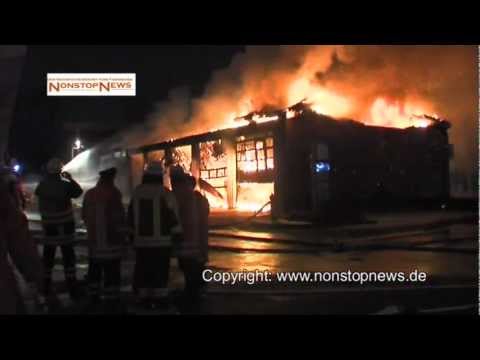 Feuerwehrhaus Syke brennt