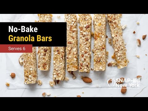 SNAP-Ed NY - No-Bake Granola Bars
