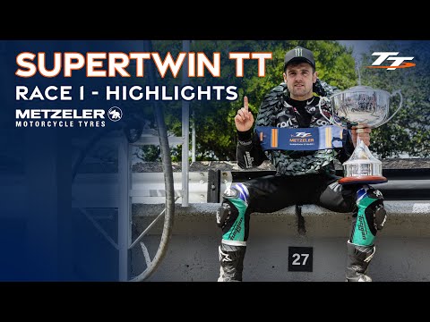 Metzeler Supertwin TT Race 1 - Highlights | 2024 Isle of Man TT Races