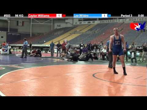 Last Chance Qual. 96 KG: Caylor Williams (YES Wrestling) vs. Lee Wildes (USOEC)