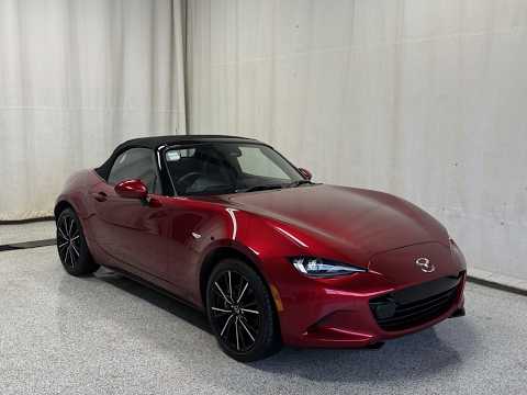 2024 Mazda MX-5 in Red for sale at Park Mazda in Sherwood Park, AB