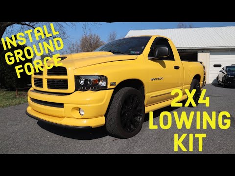 2x4 Ground Force Lowing kit on 2004 ram 4X4