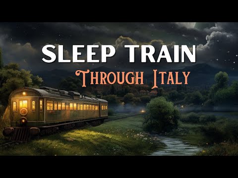 3 HRS Continuous Bedtime Story 💤 SLEEP TRAIN JOURNEY through Italy with relaxing sounds