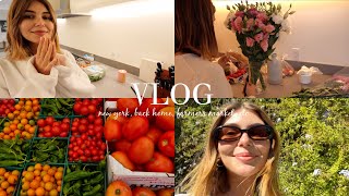 weekly vlog l travel to NYC, back home, farmers market, haul, etc.