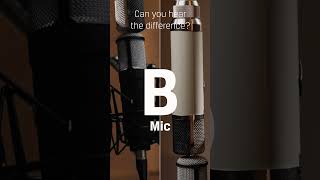 UA Sphere 모델링 마이크와 Telefunken ELA M 251E 마이크의 사운드를 비교해 보세요. A와 B 중 어떤 마이크가 오리지널 마이크일까요? #shorts