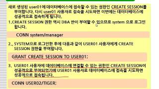 38강 oracle 11g 권한부여(authorization)