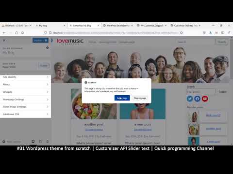 02 Wordpress theme from scratch | Action Filter Hooks | Quick programming beginner tutorial