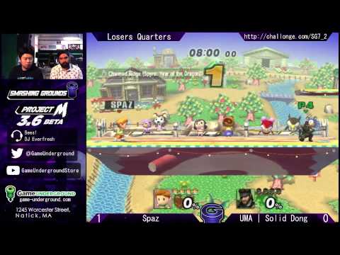 SG at GU 7.2: Spaz (Lucas) vs UMA | Solid Dong (Snake)