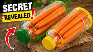 Carrots Stay Fresh for a Whole Month with This Old Farmer’s Trick! | Epic Tips