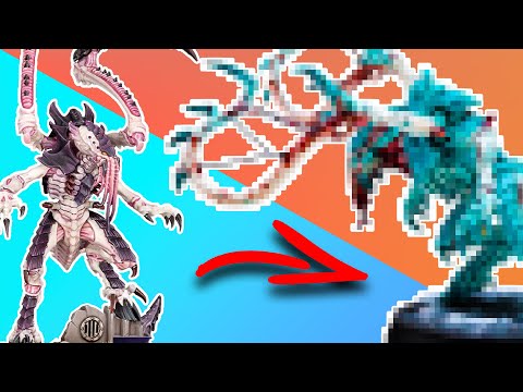 I Kitbashed A CUSTOM TYRANID. Homebrew Warhammer:  The Haemalictor