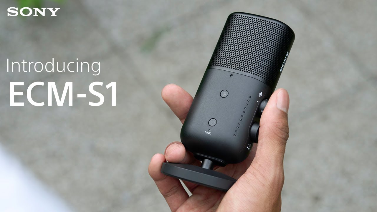 YouTube video - Introducing the Sony ECM-S1 Wireless Microphone