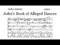 John Adams - John's Book of Alleged Dances (1994) [Score-Video]