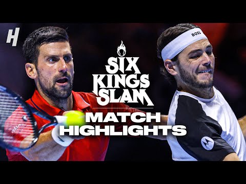 Novak Djokovic vs Taylor Fritz - BEST HIGHLIGHTS | 2025 Six Kings Slam @Netflix