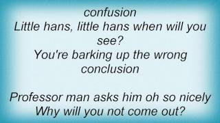Alan Parsons Project - Little Hans Lyrics
