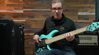 Video thumbnail for Dingwall Combustion NG3 5-string in Matte Celestial Blue by John Fox Bass