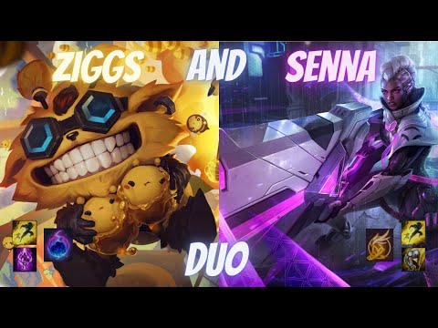 SENNA AND ZIGGS DUO BOTT LANE IS NOT FAIR! League of Legends Senna Support