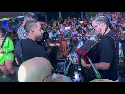 EL RUBIO DEL ACORDEON Y ANGEL EL DIABLITO GUITARRA - MAMAJUANA LAWRENCE GIRA 2023 VIRAL