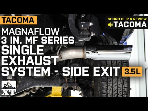 Tacoma Magnaflow 3 in. MF Series Single Exhaust System - Side Exit (2016-2019 3.5L) Review & install