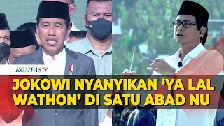 Download lagu [FULL] Jokowi Ikut Nyanyikan 'Ya Lal Wathon' di Acara Puncak Satu Abad NU, Dipimpin Addie MS mp3