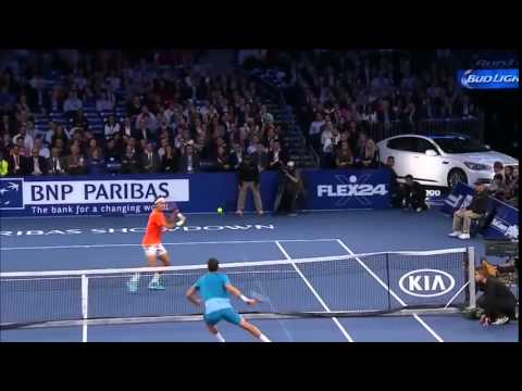 Roger Federer vs Grigor Dimitrov BNP Paribas Showdown NYC Exhibition