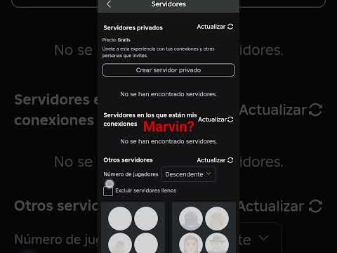 Marvin?? | lo malo es que no me podía unir por qué ya eran muchas personas en el server