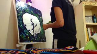 Finger Painting, Fox Nap