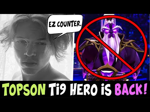 Topson last pick  "PANGOLIER" to Counter his Current FAVORITE HERO "Void Spirit" DOTA 2