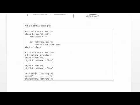 Python Module 08 02 Classes
