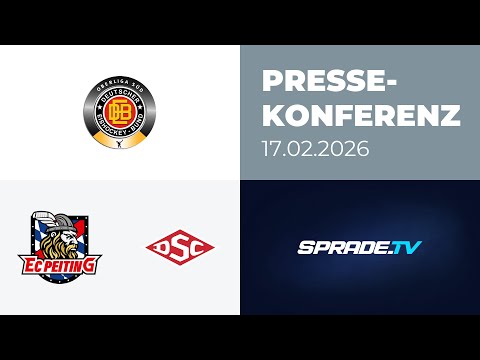 17.02.2026 - Pressekonferenz - EC Peiting vs. Deggendorfer SC