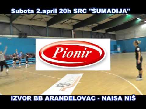 ŽRK IZVOR BUKOVIČKA BANJA-NAJAVA UTAKMICE II KOLA PLEJ OFA IZVOR BB-NAISA ZA 02.04.16.