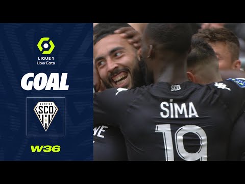 Goal Himad ABDELLI (60' - SCO) STADE DE REIMS - ANGERS SCO (2-2) 22/23