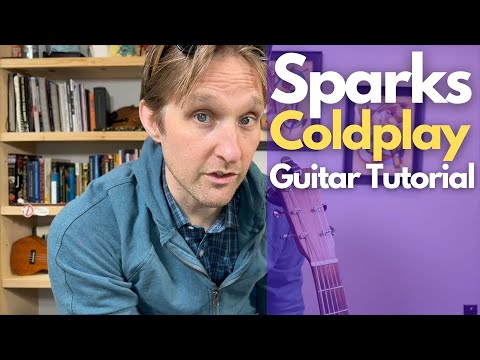 Sparks by Coldplay Guitar Tutorial - Guitar Lessons with Stuart!