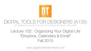 Lecture 102 - Organizing Your Digital Life (Fall 2015)