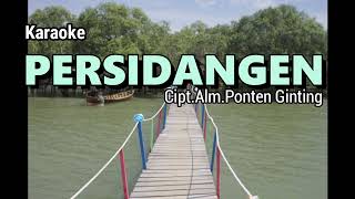 Download lagu PERSIDANGEN | Karaoke lagu karo mp3
