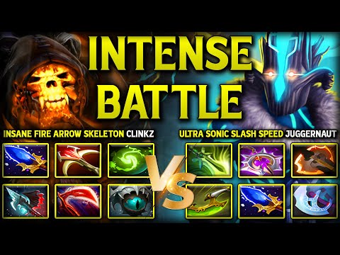 INTENSE CARRY BATTLE | INSANE FIRE ARROW CLINKZ VS ULTRA SONIC SLASH SPEED JUGGERNAUT
