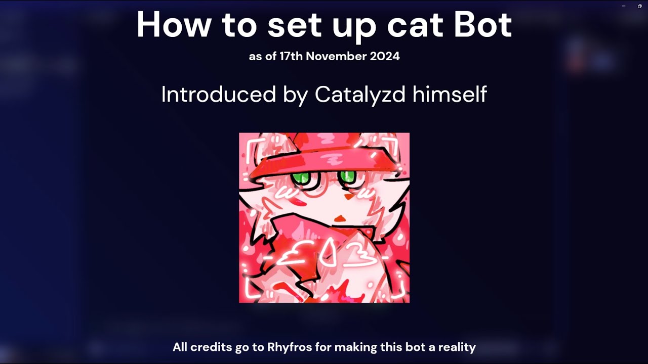 How to Set Up the Cat Bot | Custom REx:R Tracker Discord Bot [OUTDATED]