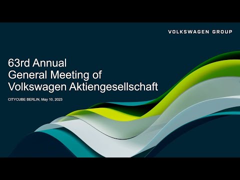 #VWGroup Annual General Meeting 2023