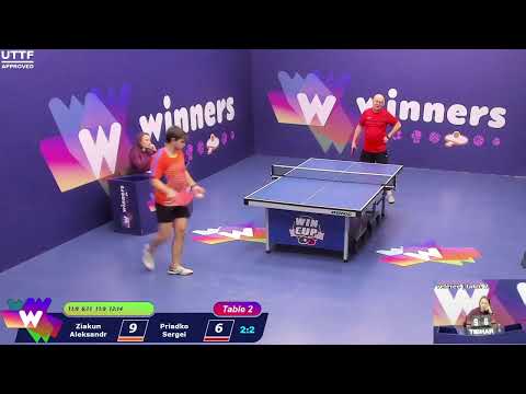 WINners CUP table 2  20.11  Ziakun Aleksandr - Priadko Sergei  20:00