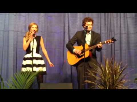 Sarah Darling and Tyler Flowers perform 