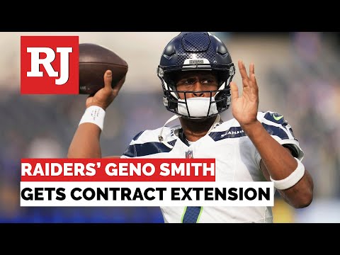 Raiders sign QB Geno Smith to 2 year contract extension