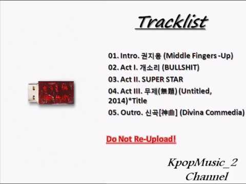 [ALBUM]  G DRAGON 지드래곤– 권지용 KWON JI YONG