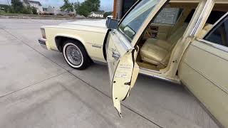 1983 Cadillac Fleetwood Brougham Closer Look at Fenders Seats Carpet