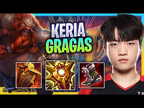 LEARN HOW TO PLAY GRAGAS SUPPORT LIKE A PRO! | T1 Keria Plays Gragas Support vs Rell!  Season 2023