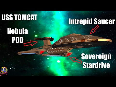 USS Tomcat 3 In 1 Ship VS USS Enterprise E - Both Ways - Star Trek Starship Battles