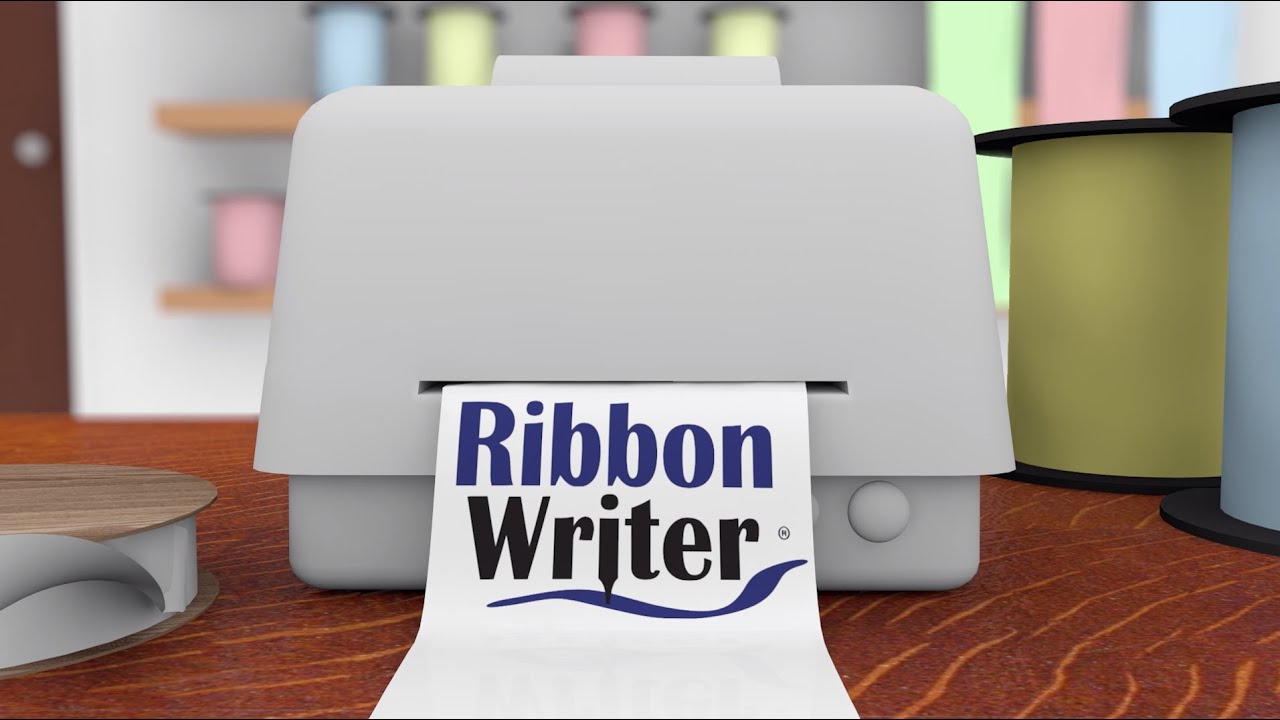 Loading ribbon and foil - Deluxe Label Master