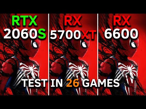 RX 5700 XT vs RX 6600 vs RTX 2060 Super | Test in 26 Games at 1080p | Which is Better in 2025?