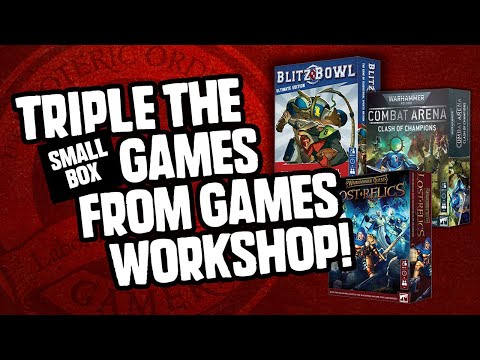 Combat Arena, Lost Relics, Blitz Bowl – Triple the Games Workshop!