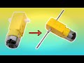 गियर मोटर की डंडी बड़ी की How To Increase BO Motor Shaft Len