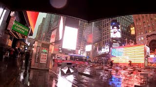 ⁴ᴷ⁶⁰ Walking Midtown Manhattan in the Rain (1st Avenue, Times Square, Broadway) - November 6, 2018