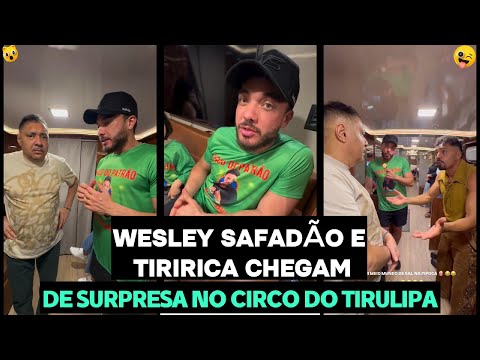 WESLEY SAFADÃO AND TIRIRICA SURPRISE BY APPEARING AT THE TIRULIPA CIRCUS